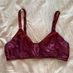 Araks silk balconette bra